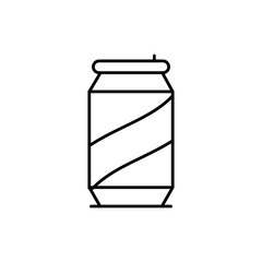Soda Can Icon vector stock illustration