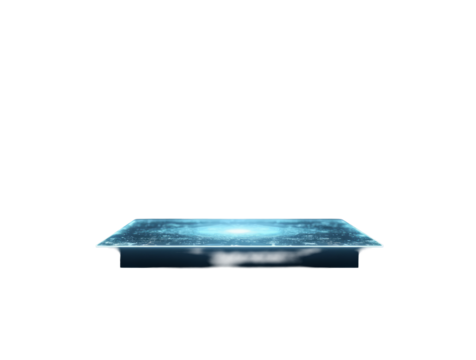 3D Holographic Display – Futuristic Floating Interface