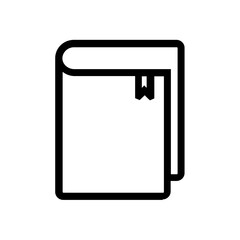 Book With Bookmark Icon