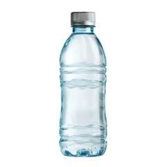 Naklejka premium [Transparent Background PNG]Clear Plastic Water Bottle Studio Shot