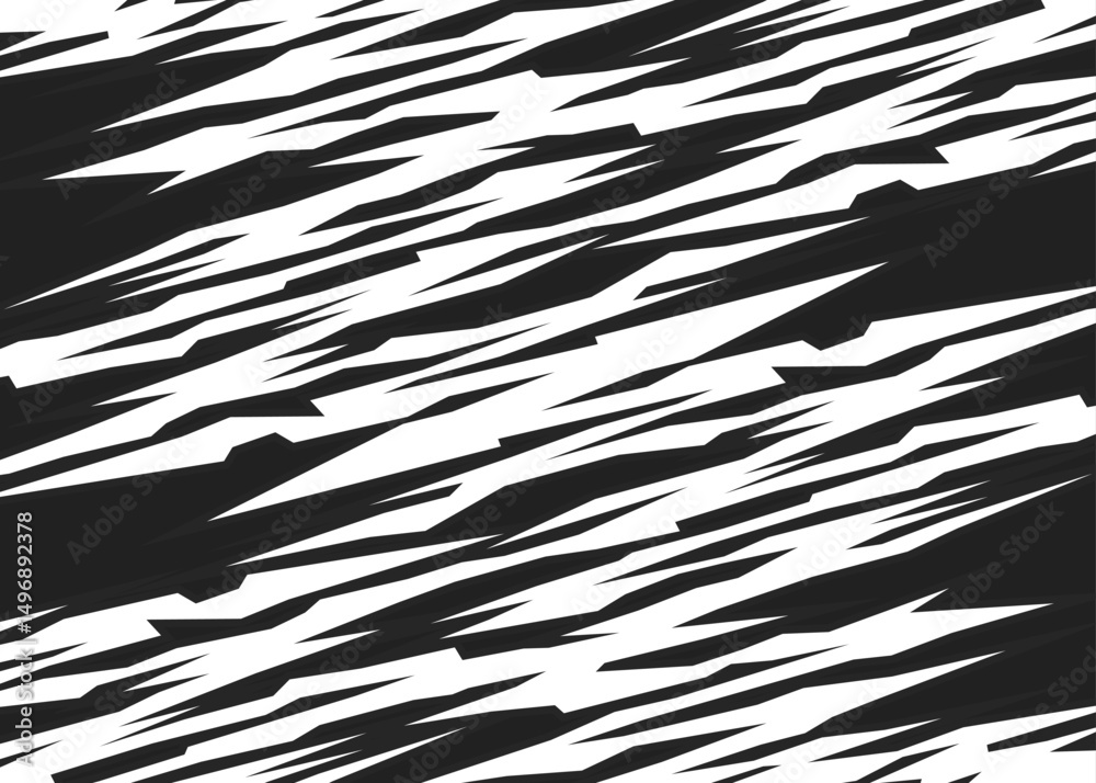 Aufkleber Abstract background with seamless sharp and slash line pattern. Raw scratch pattern