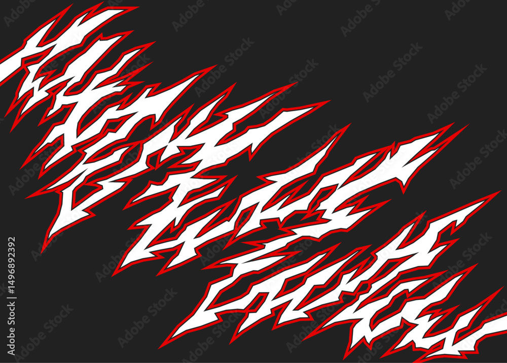 Poster abstract background with geometric crack line pattern and with some copy space area