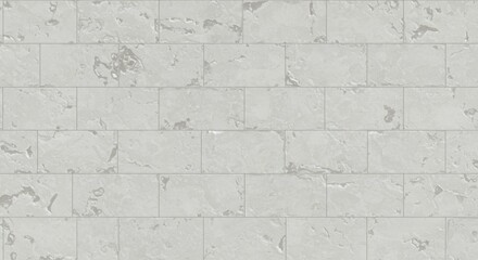 Fototapeta premium Light Gray Brick Wall Tile Texture