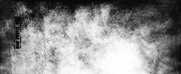 Abstract grunge lettering background. Monochrome abstract grunge black and white illustration	