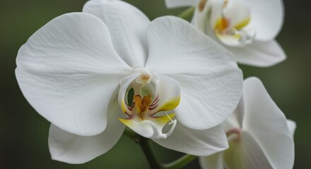 白蘭の優雅な花びら 柔らかな光が照らす 清楚な美しさ. AI Generated