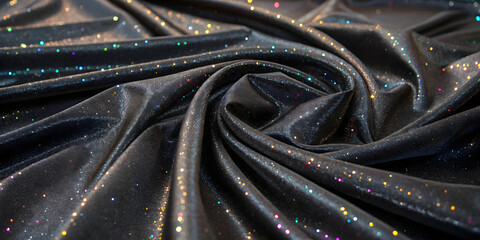 Light Gold, green yellow , Black , Red , Gold , Dark lime abstract shiny fabric background. Bright vivid color. Shine sparkle glitter liquid fluid metal metallic foil.  Design. Luxury style beauty gla