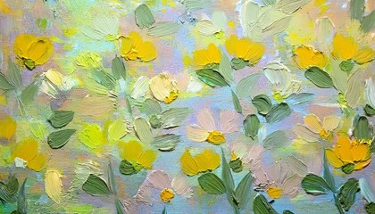 background with yellow flowers wallpaper