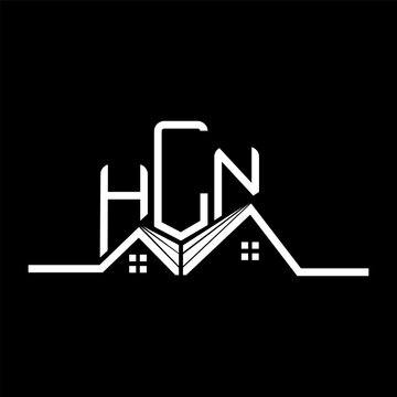 HLN Real State logo design, HLN simple and modern logo. HLN luxurious alphabet design