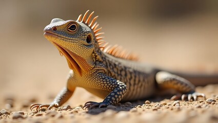 Obraz premium lizard on the stone