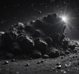 Diamond dust scattered across velvet black, breathtaking celestial view,  wonder,  space,  backdrop