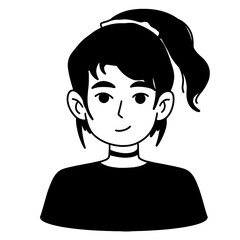 cute girl illustration