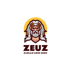 Zeuz mascot Logo Design Template