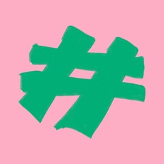 Obraz premium Hand Lettering Font Abjad Ugly Abstract