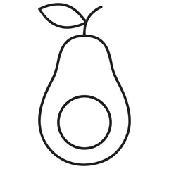 avocado vector ilustration