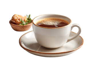 [Transparent Background PNG]A Delicate Cup of Coffee