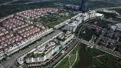 Naklejka premium Sala urban, District 2, Ho Chi Minh city
