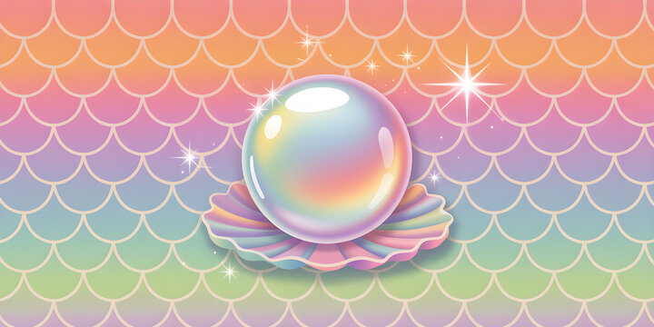 A dramatic photograph of a polluted beach at sunset. The sun is setting behind distant mountains, creating a golden-orange horizon line reflected perfectly on the calm turquoise water. Large dark boul