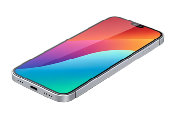 smart phone isolated on white