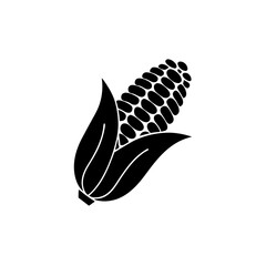 creative details Outline silhouette corn icon  vector illustration 