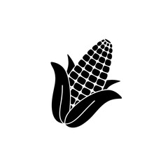 creative details Outline silhouette corn icon  vector illustration 