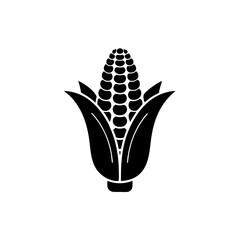 creative details Outline silhouette corn icon  vector illustration 