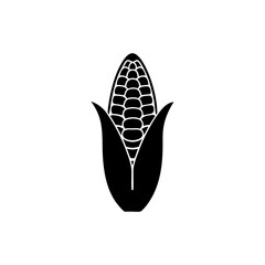 creative details Outline silhouette corn icon  vector illustration 