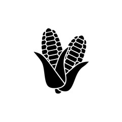 creative details Outline silhouette corn icon  vector illustration 