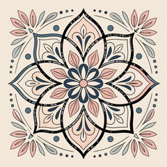 abstract floral pattern