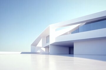 Obraz premium Modern Architectural Design in Light