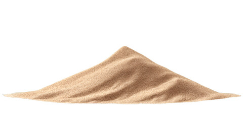 Naklejka premium [Transparent Background PNG]Pile of Sand Isolated on White Background