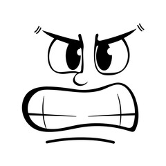 Cartoon Expression Illustration