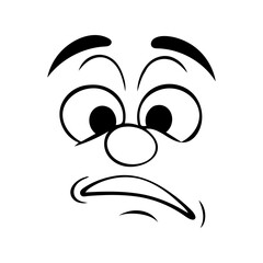 Cartoon Expression Illustration