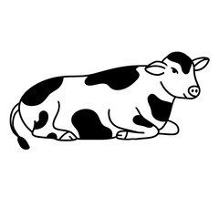 cow vector illustration