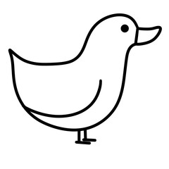 vector illustration of a bird