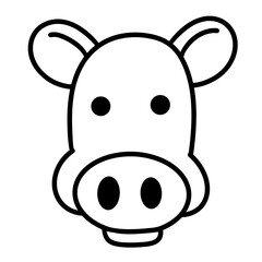 funny pig cartoon
