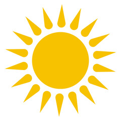 sun weather summer icon symbol vector