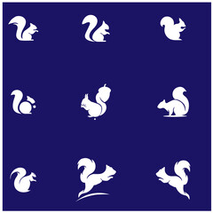 Squirrel vector  logo 7