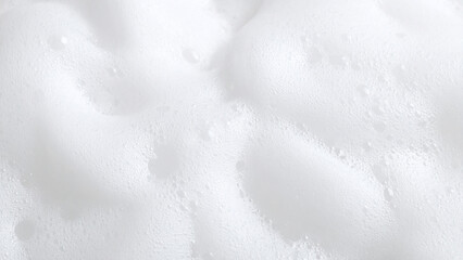 ふんわりと広がる白い泡のテクスチャ背景素材

