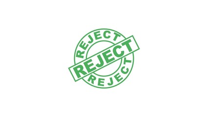 reject stamp seal vector stock illustration.