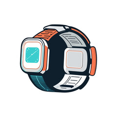 Futuristic Wearable Technology &ndash; Clean Vector Design