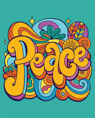 Fototapeta premium abstract peace colorful background abstract Colorful style banner and flyer graphic poster art 