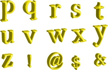 Title: Vibrant 3D Text Effects – Premium Yellow Beveled Simple Letters Ideal for logos, titles, and emphasis work for: Social media headers ads Print designs Any project needing bold, dimensional tex