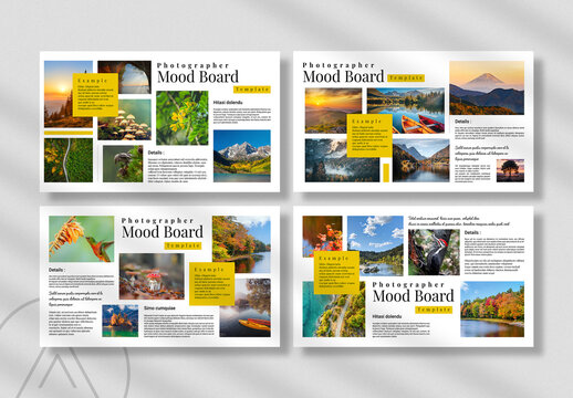 Photographer Mood Board Template