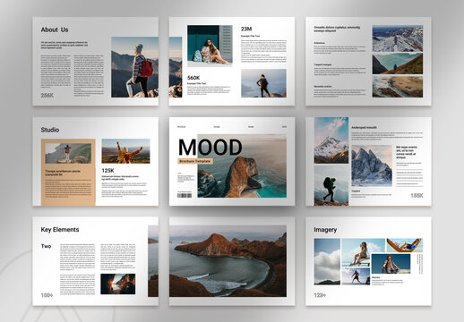 Mood Brochure Landscape Template