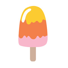 Ice Cream PNG – Hand-Drawn Summer Dessert Clipart with Transparent Background

