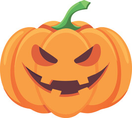 Cute cartoon pumpkin for Halloween design