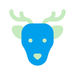 deer duo tone icon