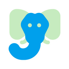 elephant duo tone icon