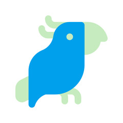 parrot duo tone icon
