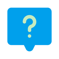 question duo tone icon